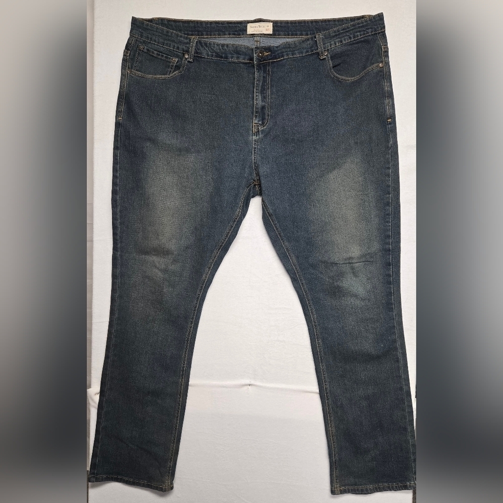 Smith & Mills Jeans Men's 46 x 32 Taylored For Perfect Fit 5 Pocket Zipper Fly